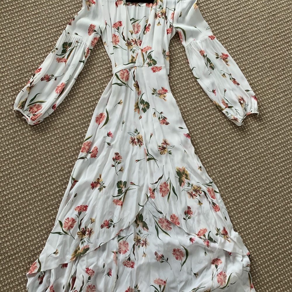 Christy Dawn White Floral Bergen Dress